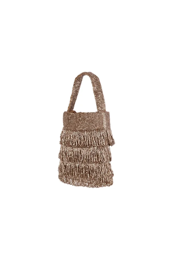 Outlet Nara. Bolso abalorios flecos Mujer Bolsos Y Accesorios