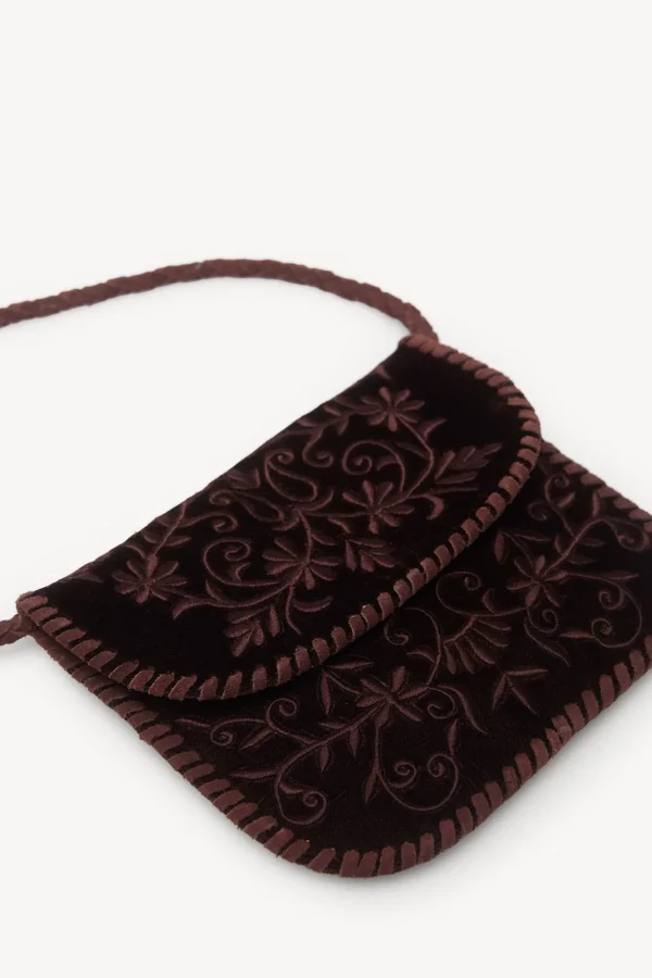Store Naroa. Bolso terciopelo bordado Mujer Bolsos Y Accesorios