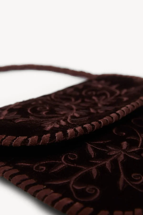 Store Naroa. Bolso terciopelo bordado Mujer Bolsos Y Accesorios