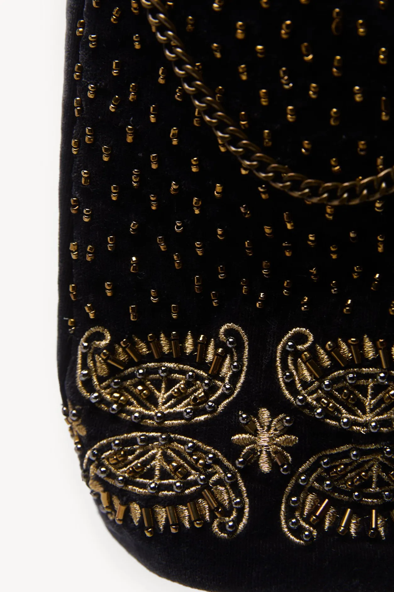 neila_bolso_terciopelo_ab_4.webp Online Neila. Bolso terciopelo abalorios Mujer Bolsos Y Accesorios