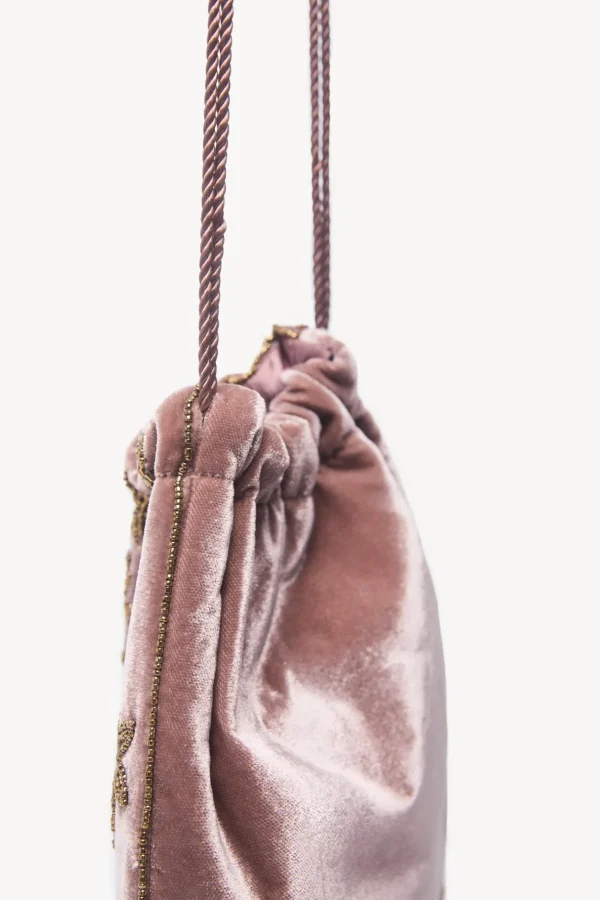 Online Nina. Bolso terciopelo abalorios Mujer Bolsos Y Accesorios