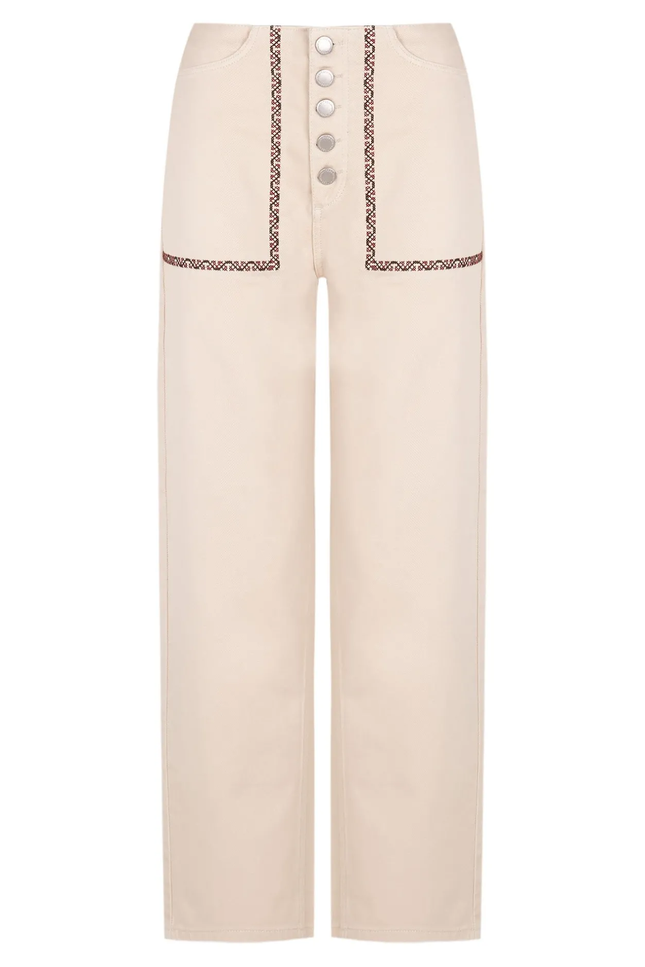 oihana_jeans_rectos_con_b_5.webp Sale Oihana. Jeans rectos con bordados Mujer Jeans | Pantalones