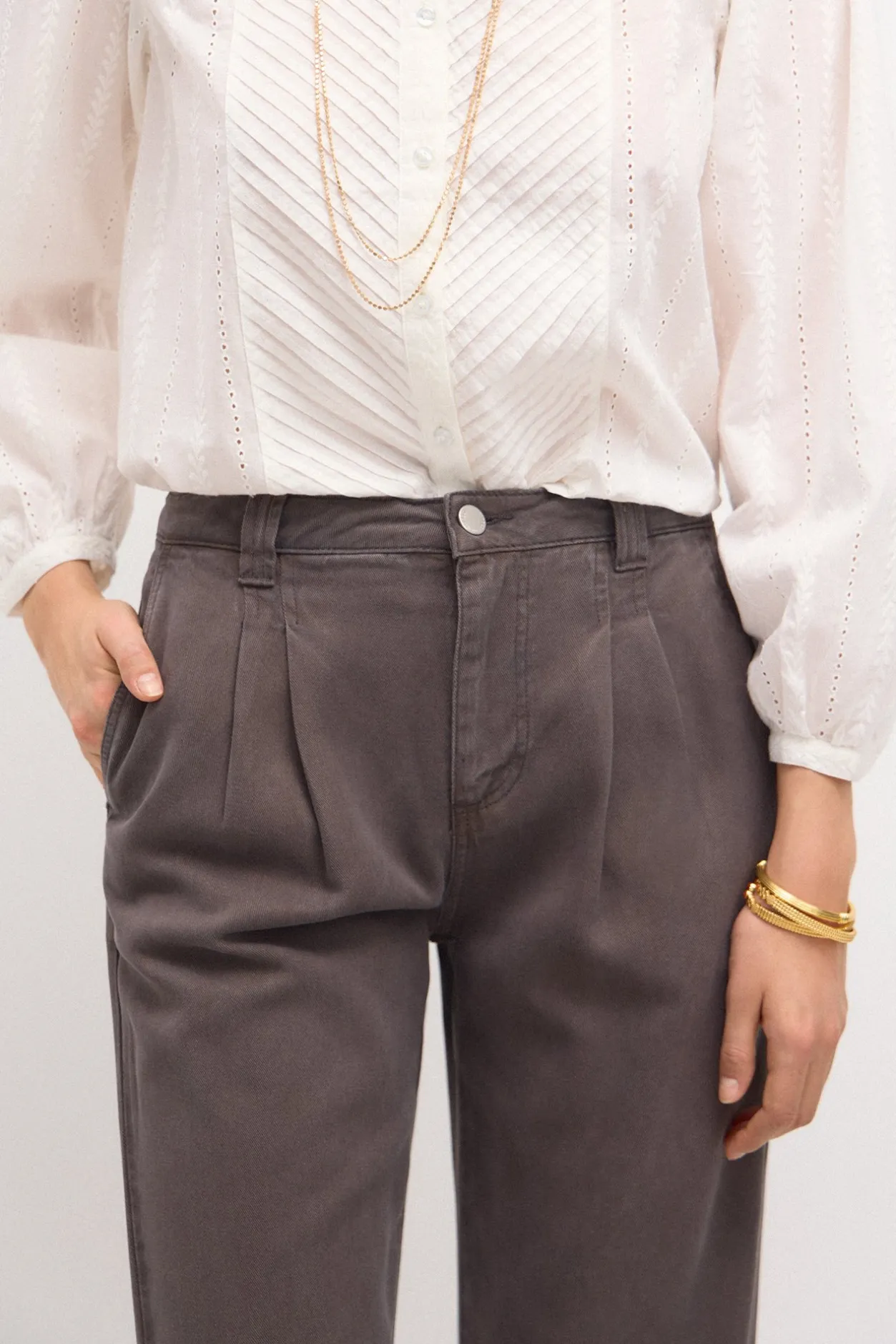 olaia_pantaln_fluido_en_t_2.webp Best Sale Olaia. Pantalón fluido en tencel Mujer Pantalones