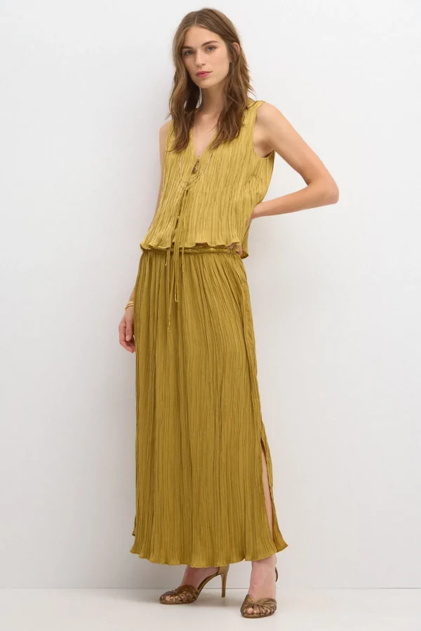 Fashion Olaya. Falda plisados. Mujer Faldas