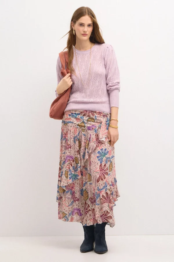 Sale Olena. Falda asimétrica y volantes Mujer Faldas