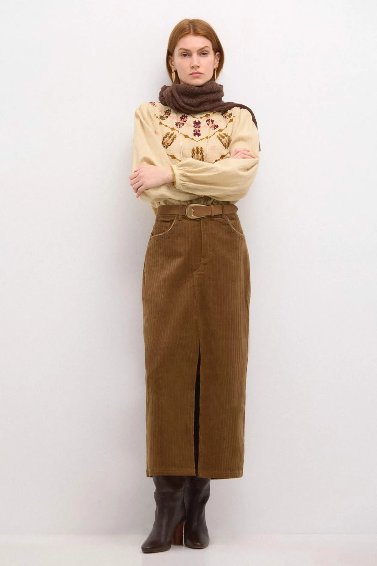 omana_falda_de_pana_0.webp Best Sale Omana. Falda de pana Mujer Faldas