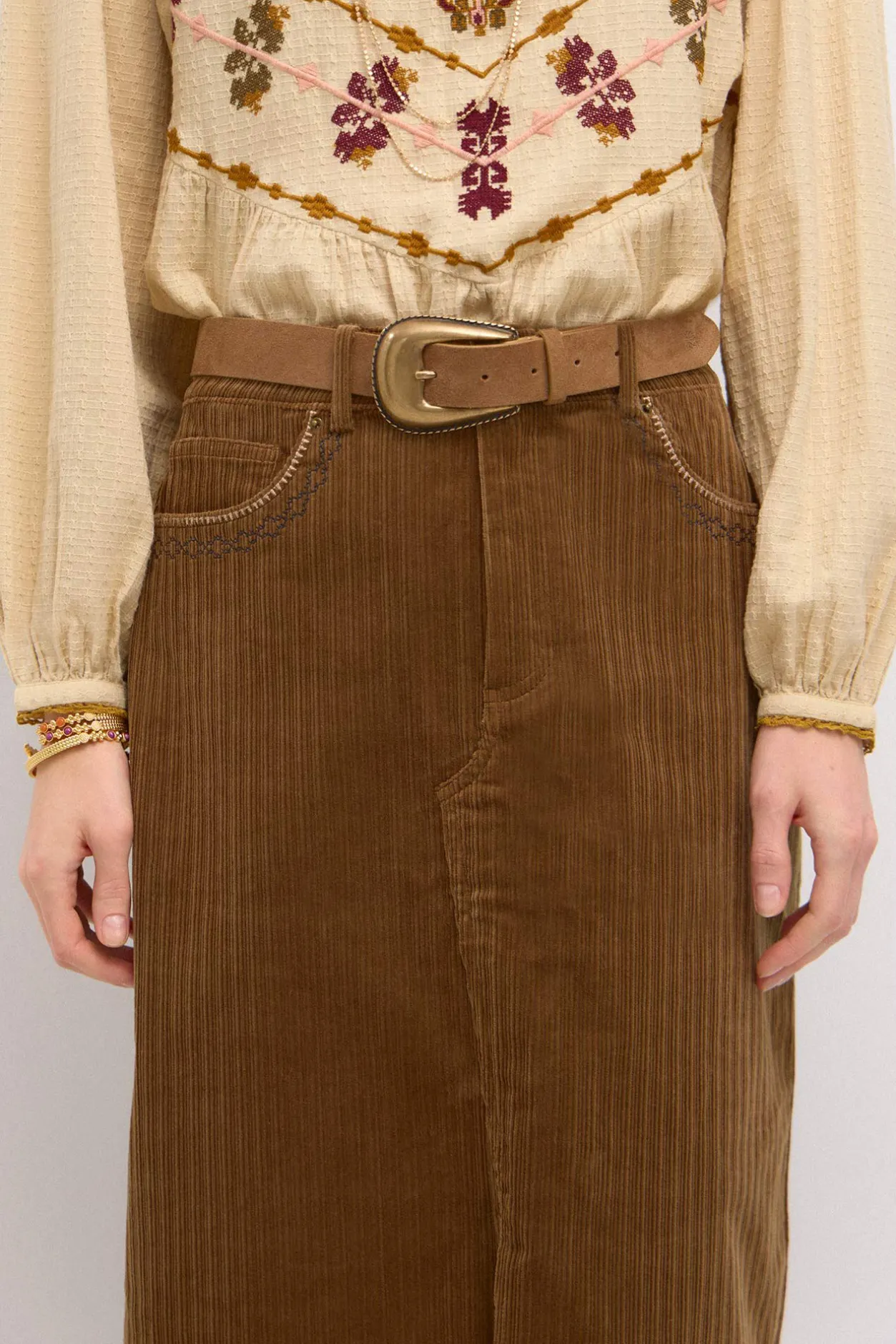 omana_falda_de_pana_2.webp Best Sale Omana. Falda de pana Mujer Faldas