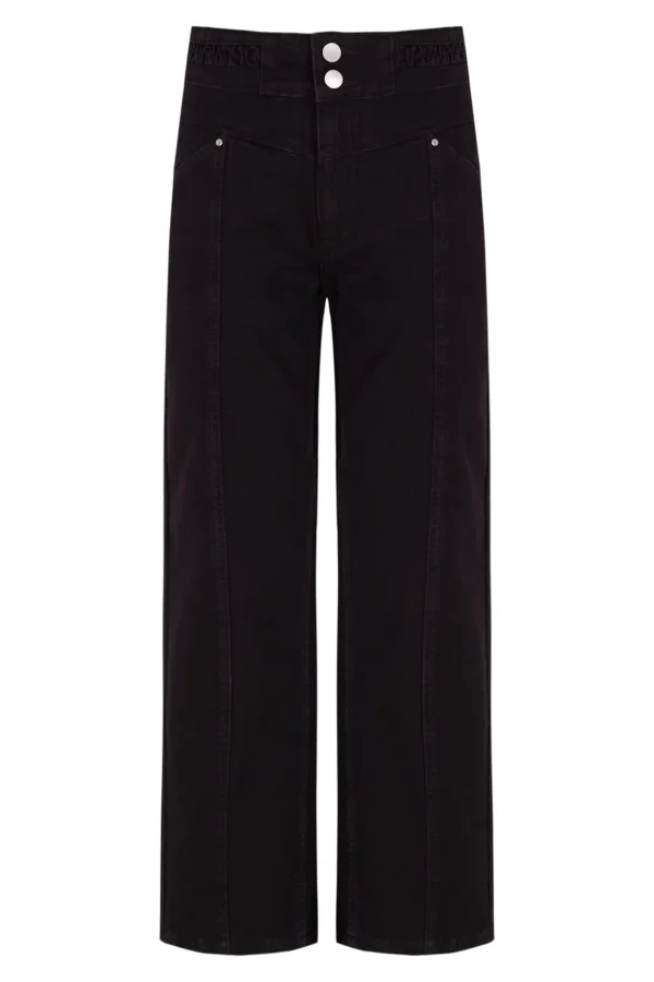 Best Omega. Jeans rectos con cortes Mujer Jeans | Pantalones