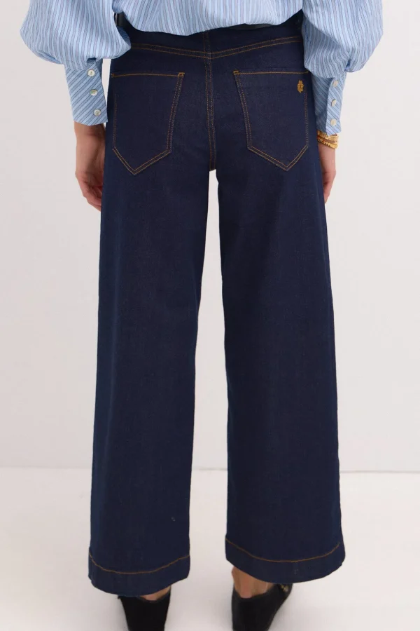 Hot Ona. Jeans anchos con bolsillos Mujer Jeans | Pantalones