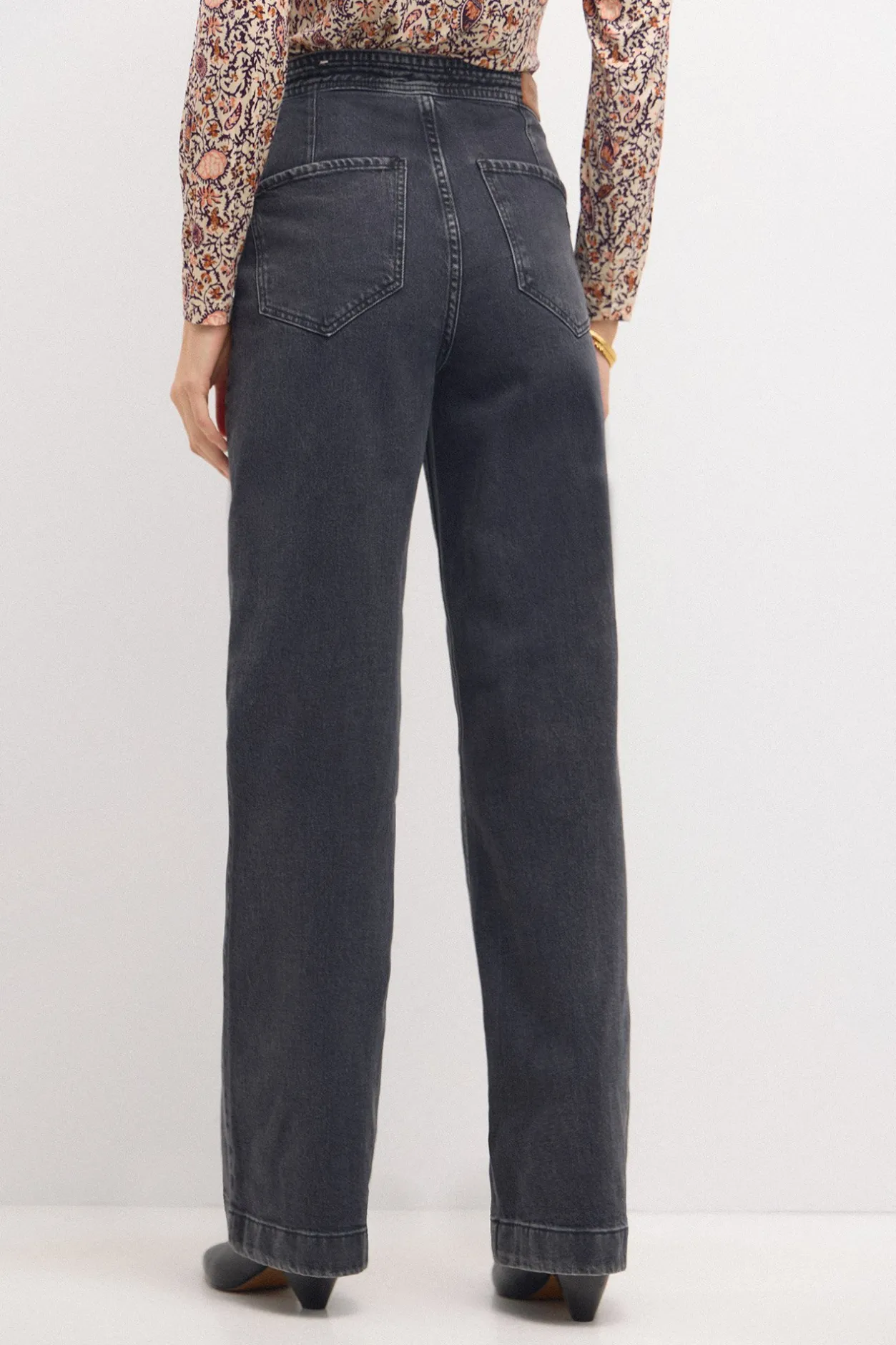 oriana_jeans_amplios_con__6.webp Best Oriana. Jeans amplios con botones Mujer Jeans | Pantalones