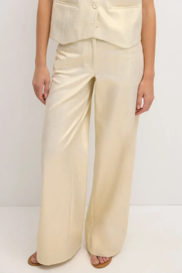 Sale Paca. Pantalón de algodón metalizado Mujer Pantalones