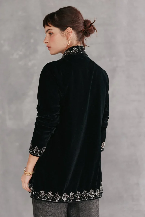 Fashion Paloma. Chaqueta bordada Mujer Blazers