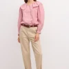 Cheap Paloma. Pantalón de algodón con pinzas Mujer Pantalones