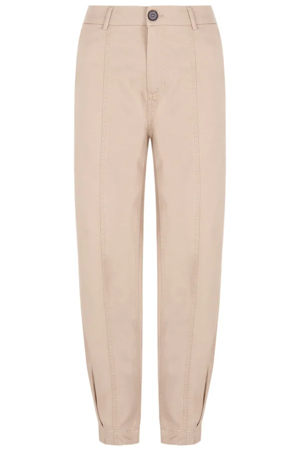 Cheap Paloma. Pantalón de algodón con pinzas Mujer Pantalones