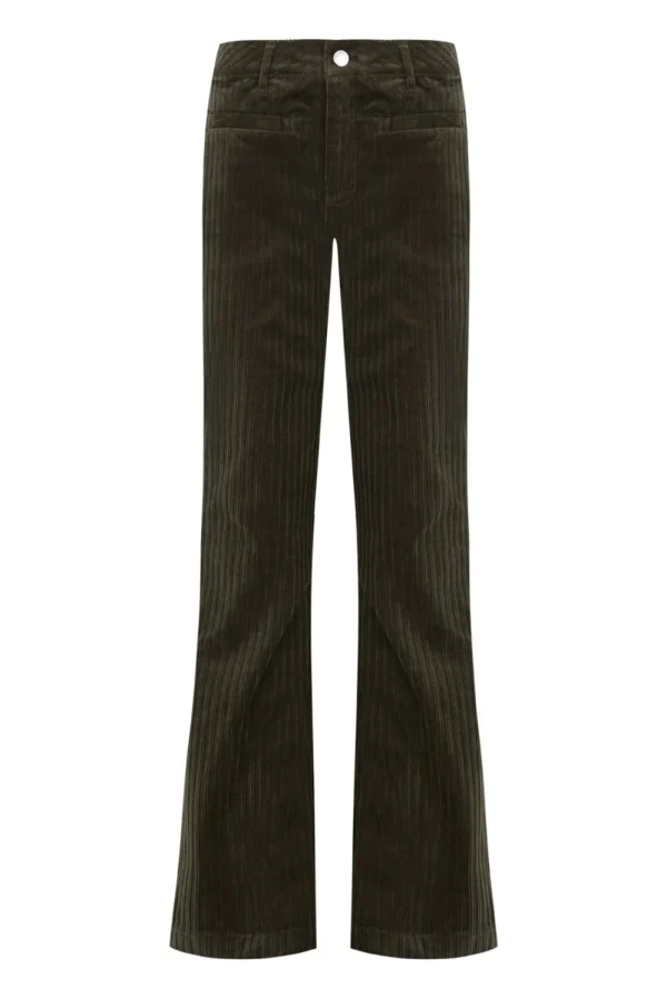 Discount Pastora. Pantalón acampanado de pana Mujer Pantalones