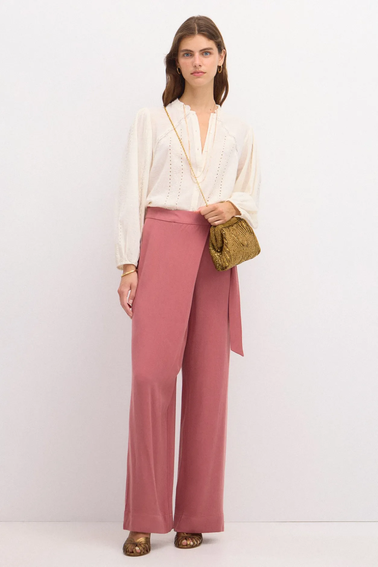 paula_pantaln_ancho_cruza_0.webp Best Paula. Pantalón ancho cruzado Mujer Pantalones