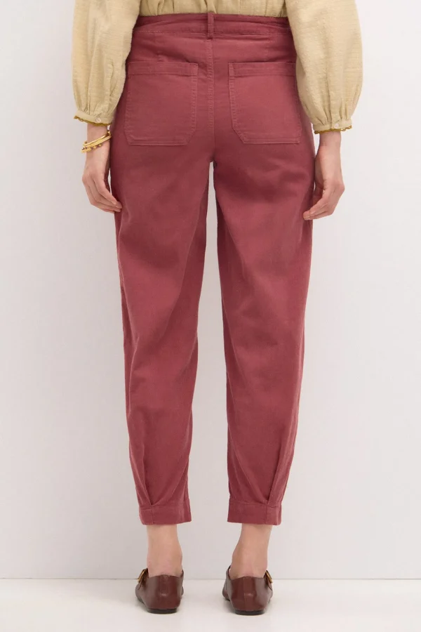Discount Pepa. Pantalón de pana con pinzas Mujer Pantalones