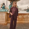 Shop Pepita. Pantalón recto de terciopelo Mujer Pantalones