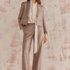 Clearance Pilar. Pantalón amplio con lurex Mujer Pantalones