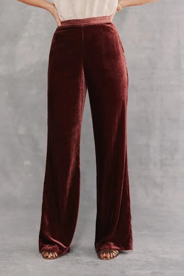 Fashion Prudens. Pantalón amplio de terciopelo Mujer Pantalones