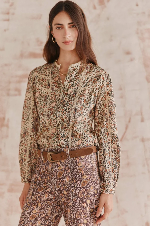 New Rafaela. Blusa estampada. Mujer Blusas Y Camisas