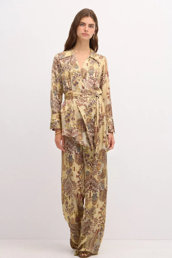 Outlet Renata. Camisa cruzada. Mujer Blusas Y Camisas