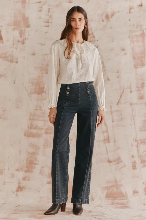 Sale Reyes. Blusa cuello maxi. Mujer Blusas Y Camisas