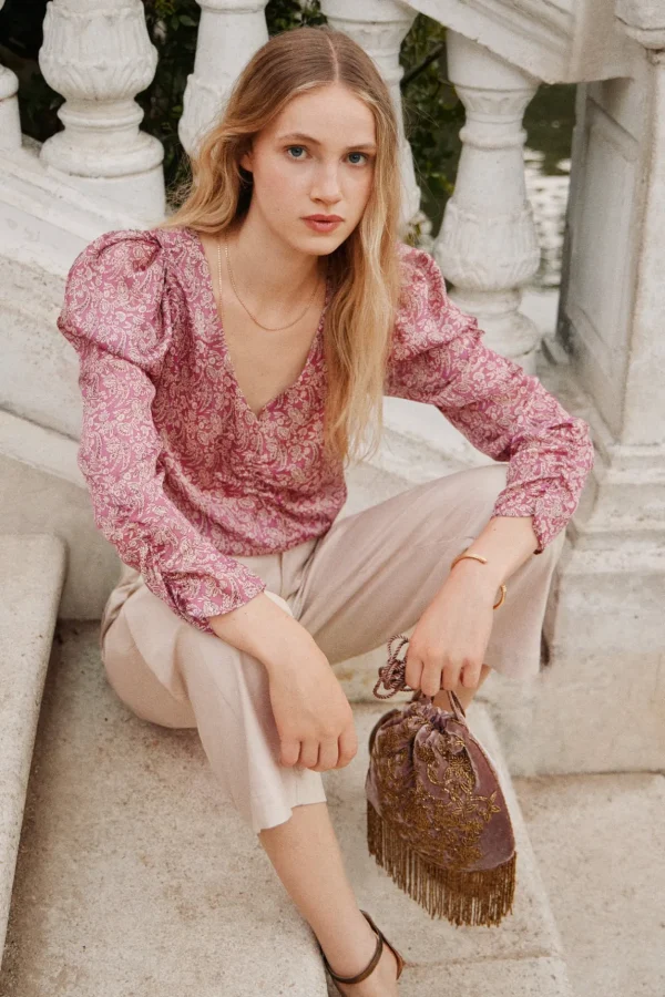 New Rita. Blusa estampada. Mujer Blusas Y Camisas