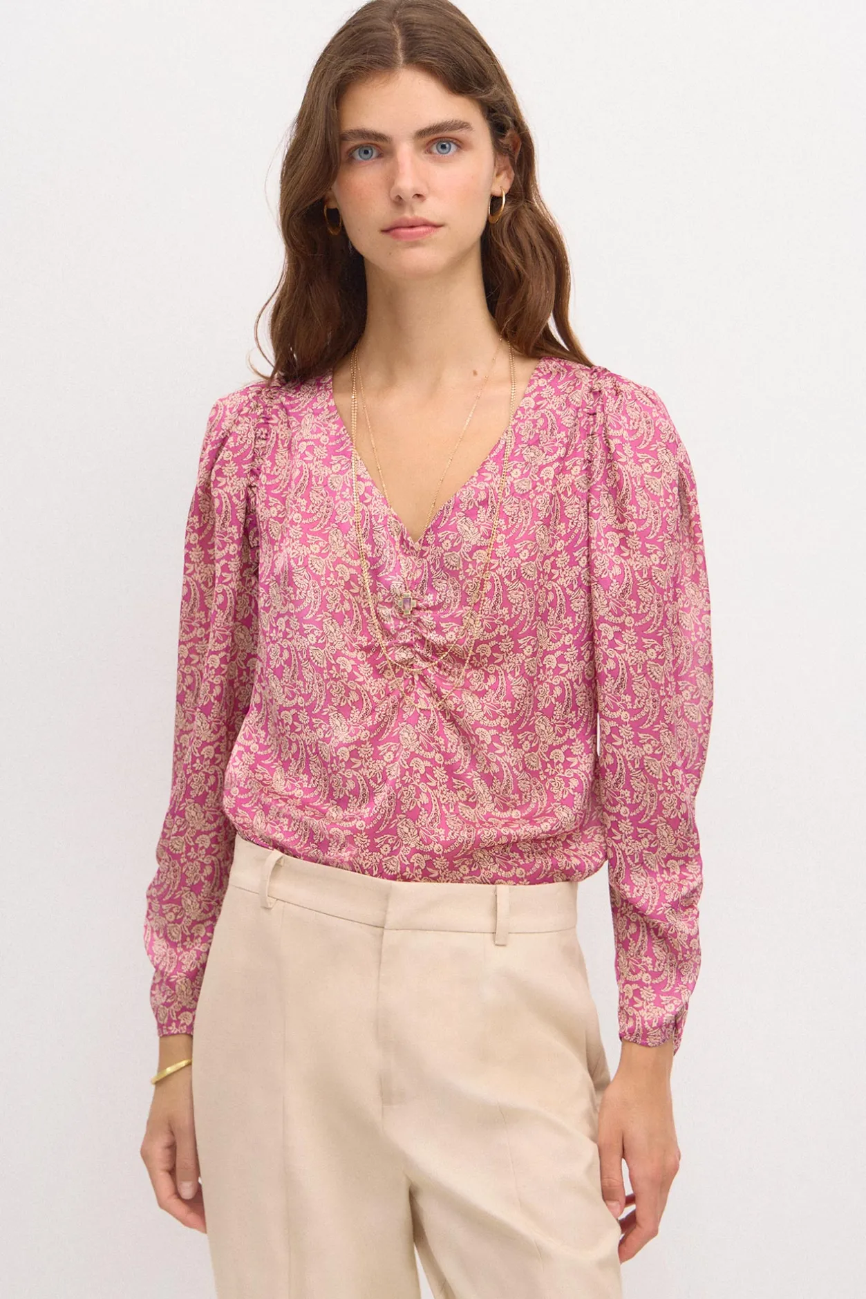 rita_blusa_estampada_1.webp New Rita. Blusa estampada. Mujer Blusas Y Camisas