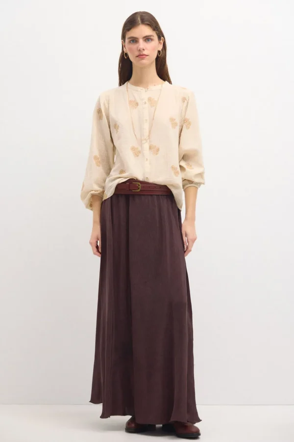Cheap Rogelia. Blusa bordada. Mujer Blusas Y Camisas