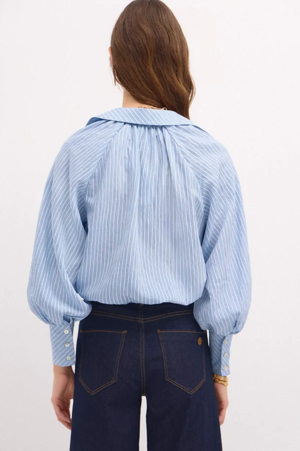 Discount Romilda. Blusa rayas oversize. Mujer Blusas Y Camisas