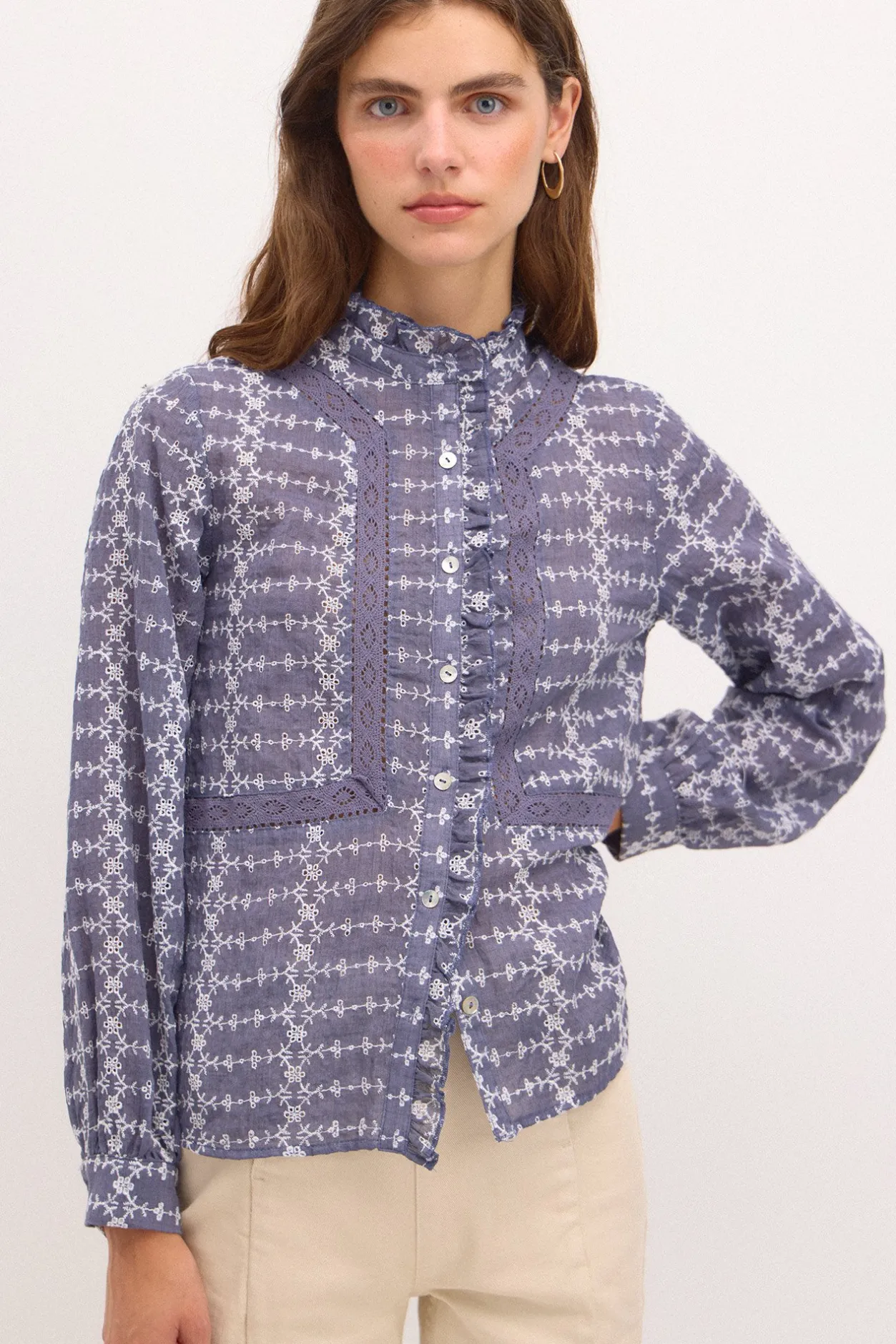 rona_blusa_bordada_4.webp Cheap Rona. Blusa bordada. Mujer Blusas Y Camisas