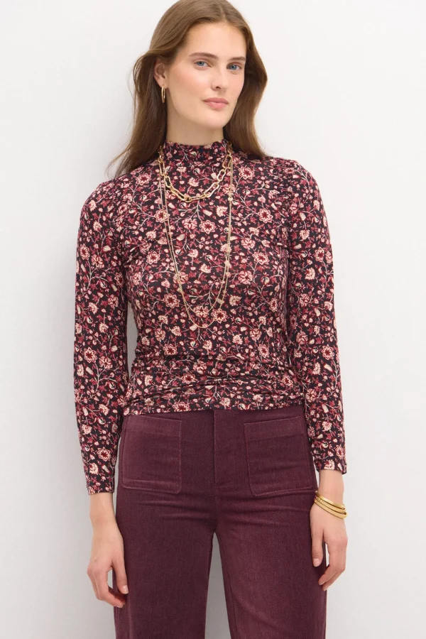 Clearance Samanta. Camiseta entallada estampada Mujer Camisetas Y Tops