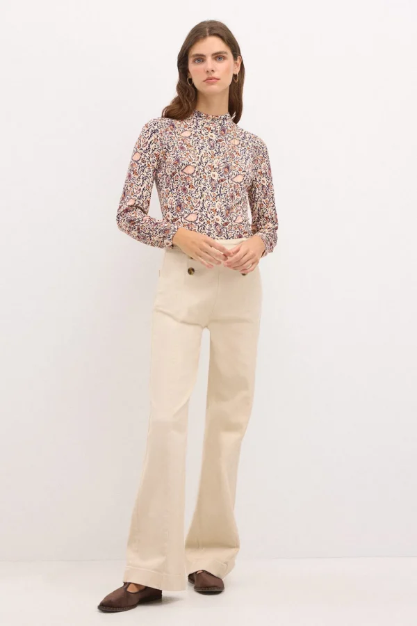 Fashion Samanta. Camiseta entallada estampada Mujer Camisetas Y Tops