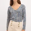 Best Sale Selena. Camiseta entallada estampada Mujer Camisetas Y Tops