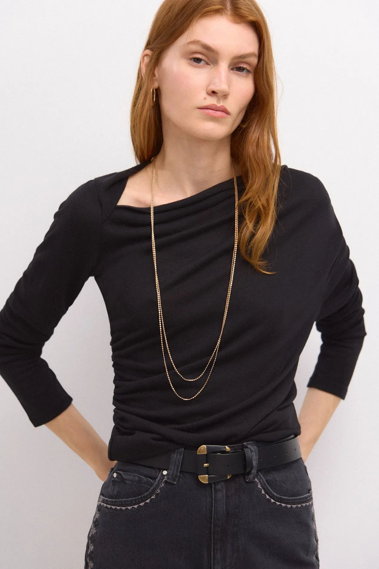 shirin_camiseta_asimtrica_0.webp New Shirin. Camiseta asimétrica Mujer Camisetas Y Tops