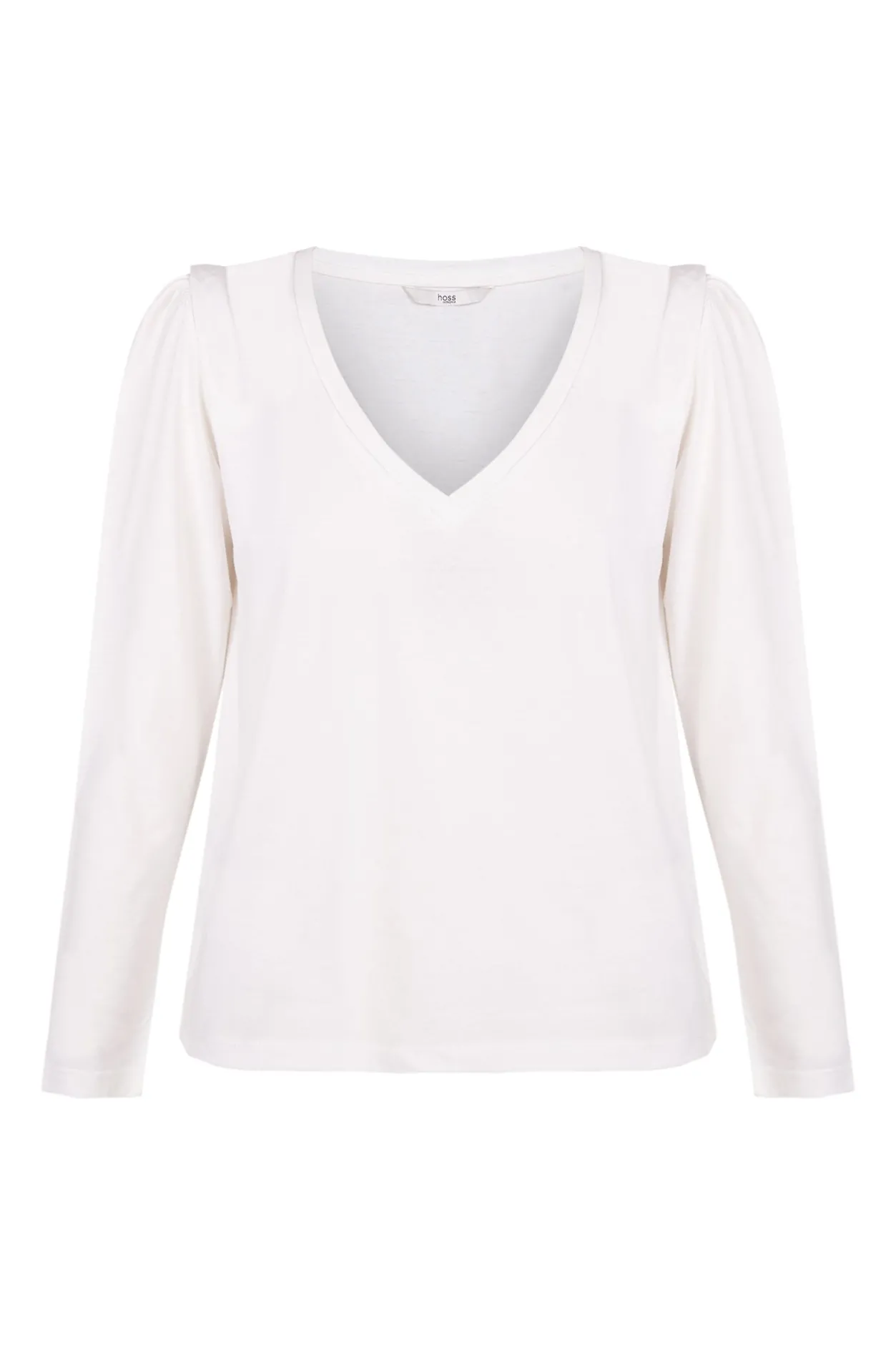 simona_camiseta_de_algodn_4-2.webp Store Simona. Camiseta de algodón entallada Mujer Camisetas Y Tops