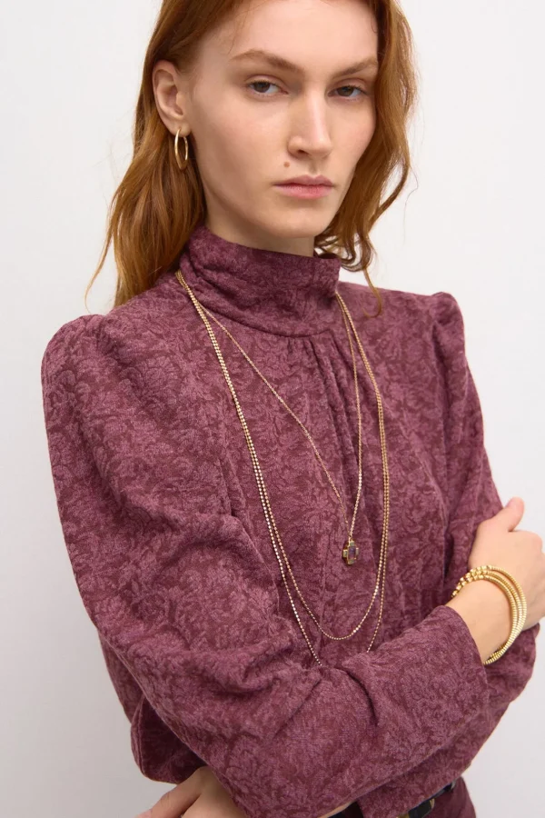 Online Soraya. Camiseta de jacquard Mujer Camisetas Y Tops