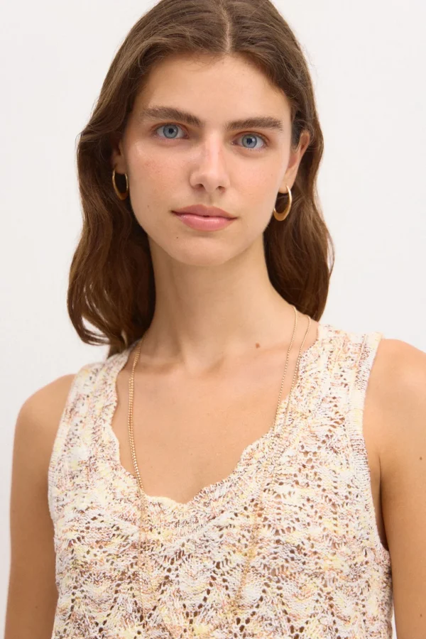 Flash Sale Tadea. Top de punto Mujer Camisetas Y Tops