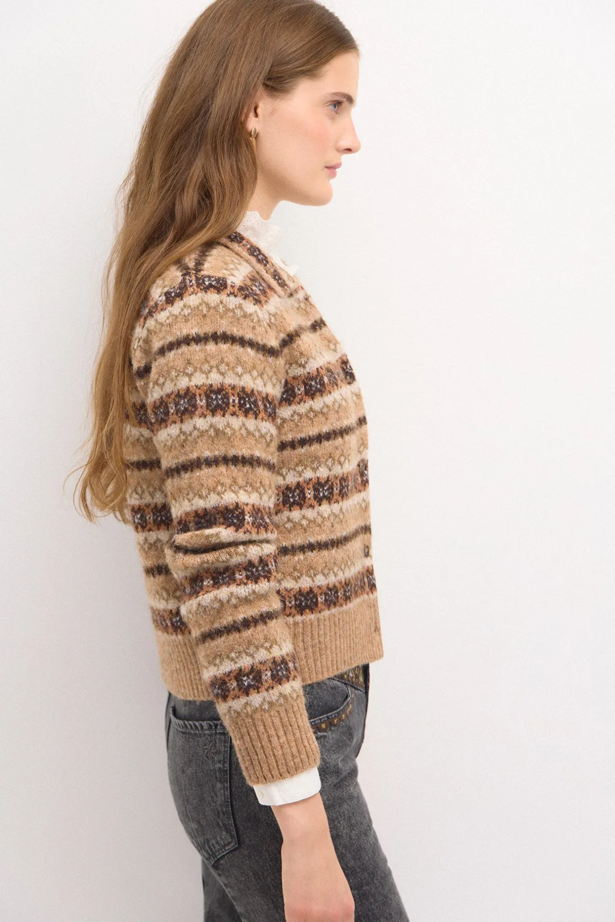 tahirachaqueta_greca_3.webp Flash Sale Tahira.Chaqueta greca Mujer Jerséis Y Cárdigans
