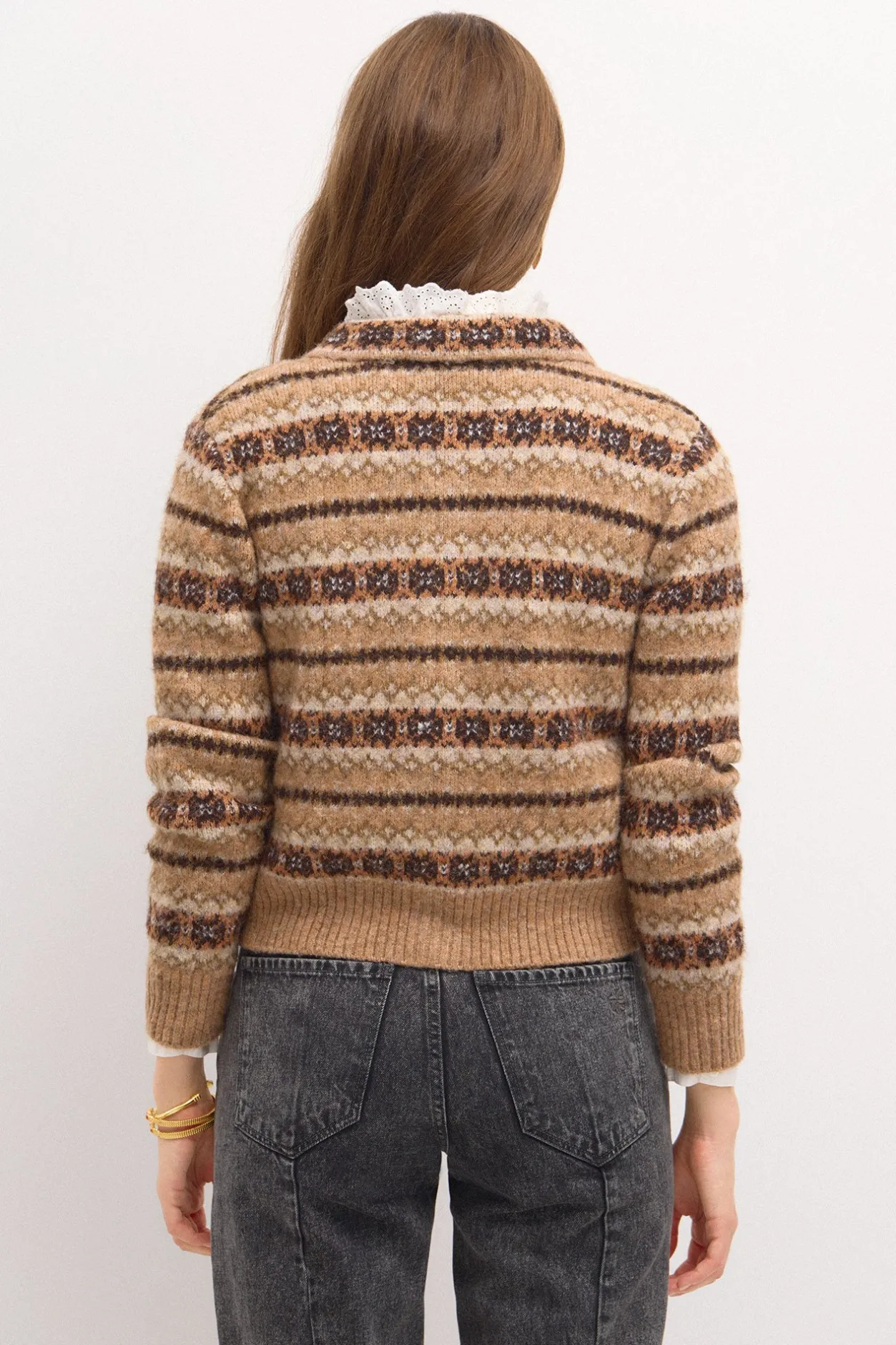 tahirachaqueta_greca_4.webp Flash Sale Tahira.Chaqueta greca Mujer Jerséis Y Cárdigans