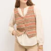 Store Taiana. Chaleco greca Mujer Chalecos | Jerséis Y Cárdigans