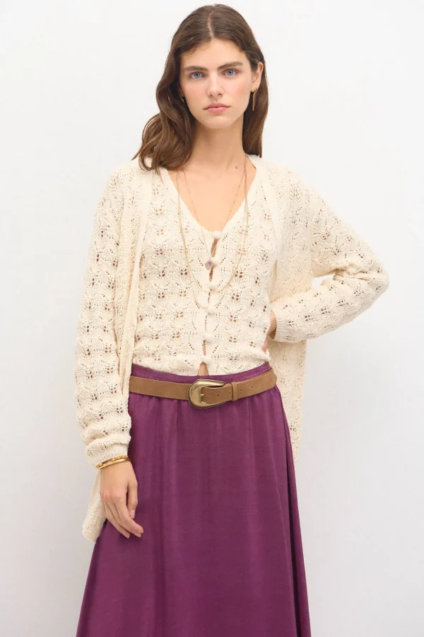 Store Tamara. Cardigan crochet Mujer Jerséis Y Cárdigans