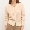 Cheap Taresa. Chaqueta de punto pointelle Mujer Jerséis Y Cárdigans