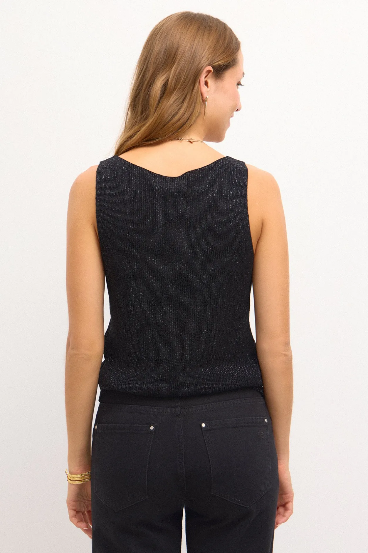 tarian_top_punto_perlado_2.webp Online Tarian. Top punto perlado Mujer Camisetas Y Tops