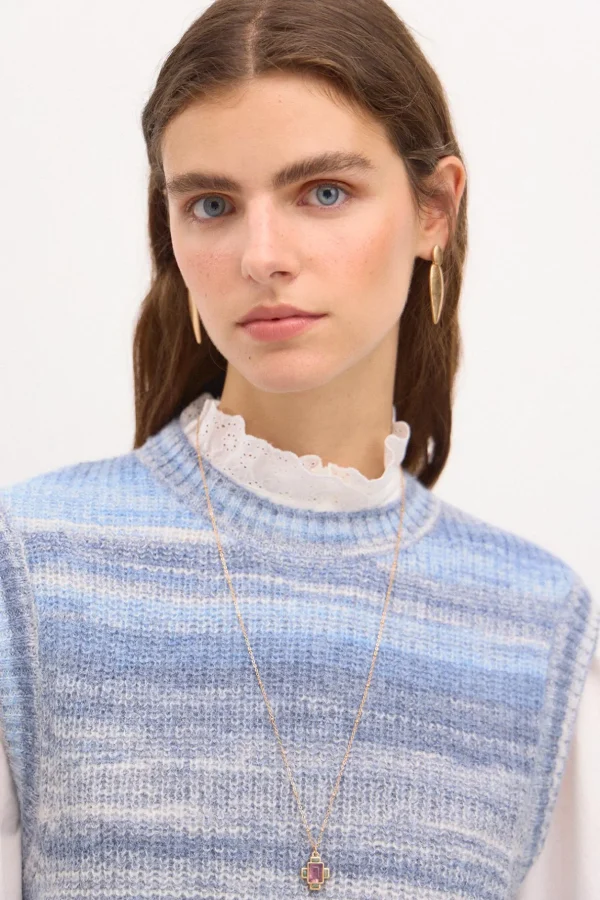 Best Tatiana. Chaleco space dye Mujer Chalecos | Jerséis Y Cárdigans
