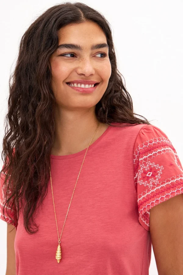 Cheap Taylor. Camiseta de algodón con bordados Mujer Camisetas Y Tops