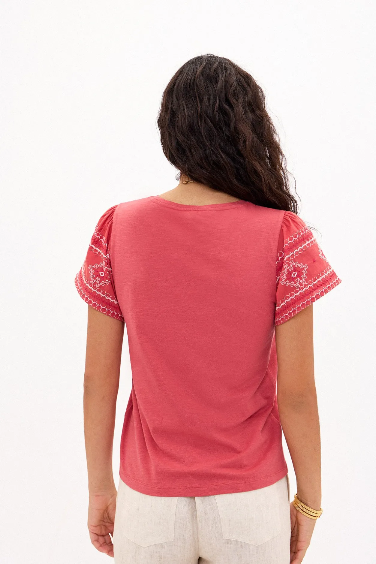 taylor_camiseta_de_algodn_2.webp Cheap Taylor. Camiseta de algodón con bordados Mujer Camisetas Y Tops