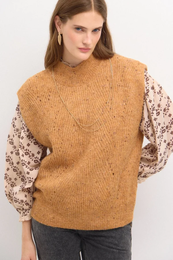 Clearance Tayra. Chaleco oversize Mujer Chalecos | Jerséis Y Cárdigans