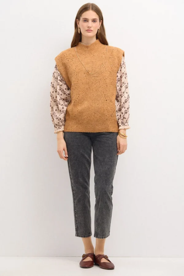 Clearance Tayra. Chaleco oversize Mujer Chalecos | Jerséis Y Cárdigans